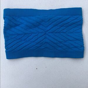 NWOT Bebe Blue Bandeau
